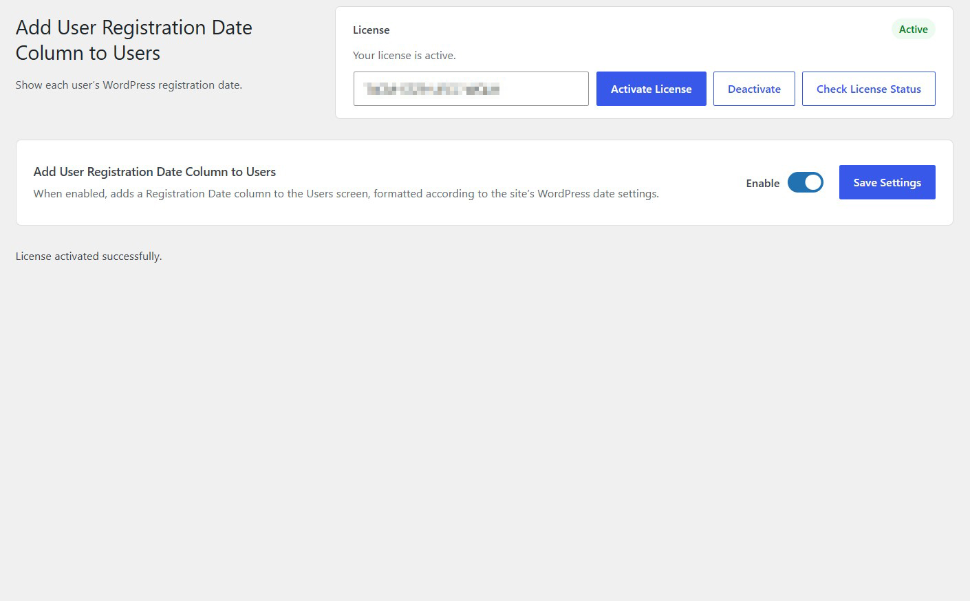 Add User Registration Date Column to Users 1