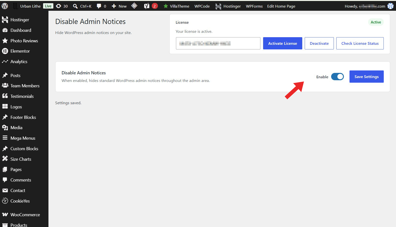 Disable Admin Notices 2