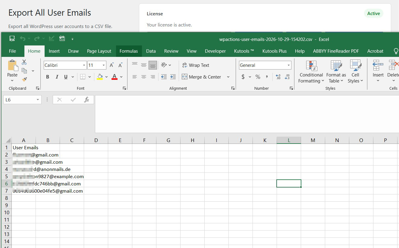 Export All User Emails 2